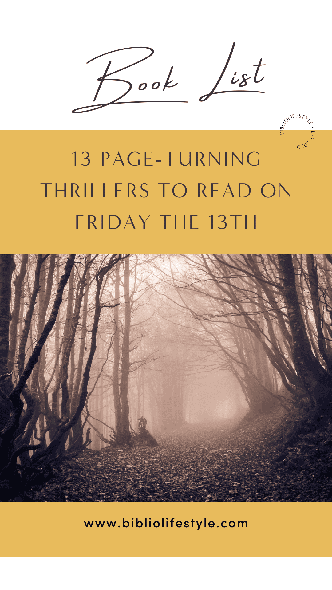 Psychological Thrillers Best Read on Friday The 13th!