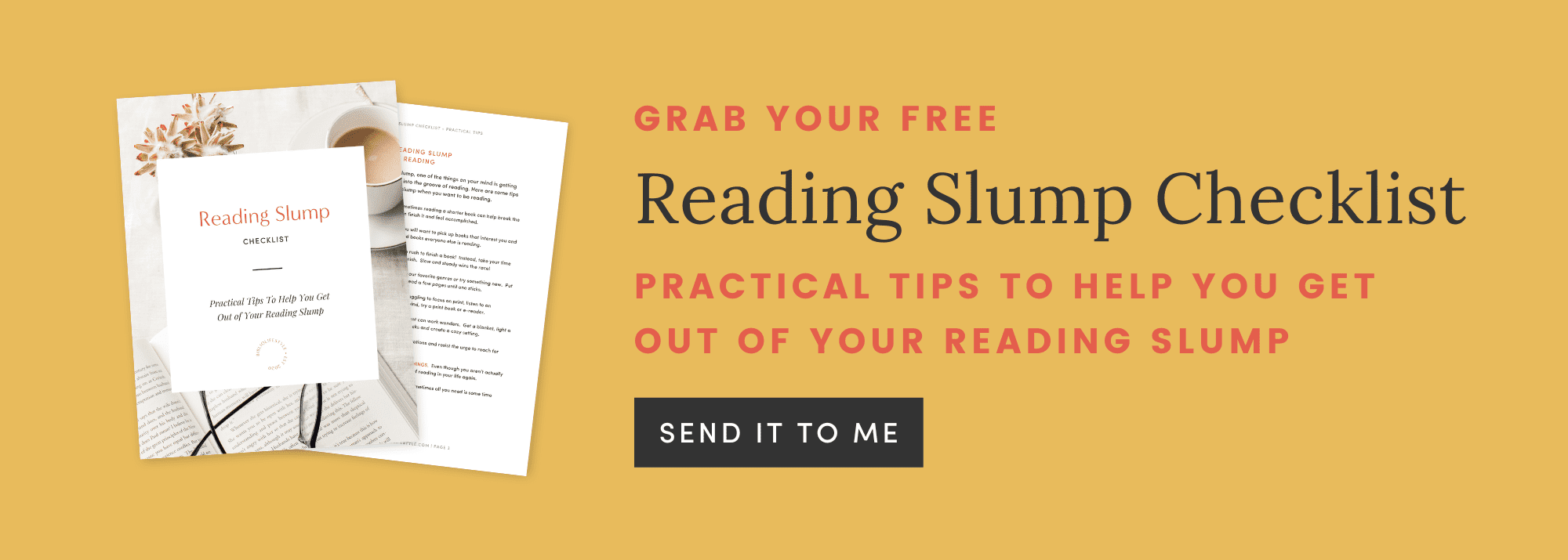 Reading Slump Checklist